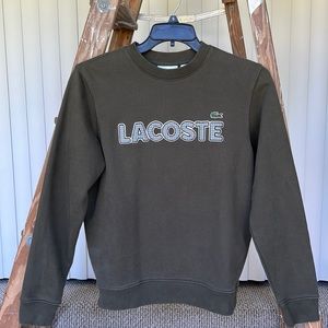 Lacoste Men's Crew Neck Badge Fleece Sweatshirt